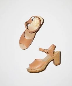 No.6 Shoes Erika Clog On High Heel Naked