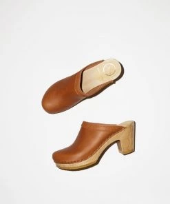 No.6 Old School Clog On High Heel Palomino