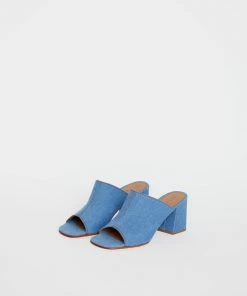 No.6 Shoes Dora Mule Denim