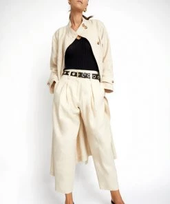 No.6 Pants Hollis Pant Natural Linen