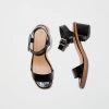 No.6 Palermo Sandal Black Croc Shoes
