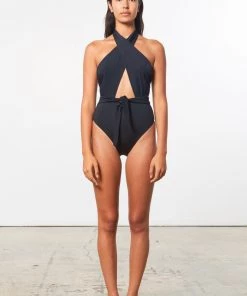 Mara Hoffman Swim Roni One Piece Nero