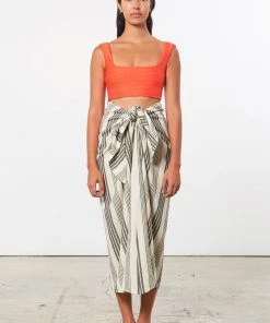 Mara Hoffman Skirts Izzi Skirt Black Cream