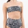 Mara Hoffman Swim Lydia Bikini Bottom Black And White 1 Mara Hoffman Swim Lydia Bikini Bottom Black And White