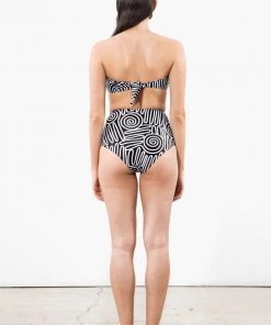Mara Hoffman Swim Lydia Bikini Bottom Black And White