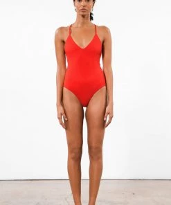 Mara Hoffman Emma One Piece Red