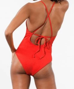 Mara Hoffman Emma One Piece Red