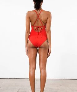 Mara Hoffman Emma One Piece Red