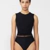 Nu Swim Shell Top Black