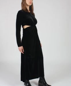 Rachel Comey Mast Dress Black Velvet Dresses