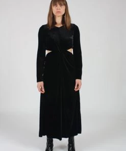 Rachel Comey Mast Dress Black Velvet Dresses