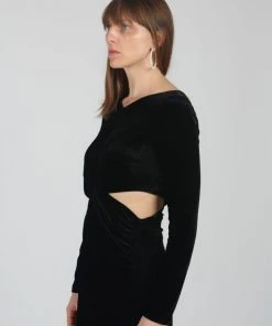 Rachel Comey Mast Dress Black Velvet Dresses
