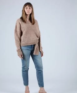 Rodebjer Anisah Sweater Faded Terracotta