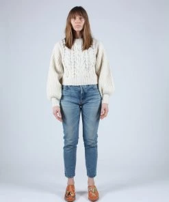 Eleven Six Charlotte Sweater Ivory Sweaters
