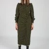 Rachel Comey Dresses Proposition Dress Stretchy Black Plaid