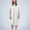 Lauren Manoogian Gather Dress White 1 Lauren Manoogian Gather Dress White