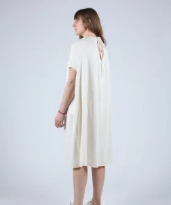 Lauren Manoogian Gather Dress White