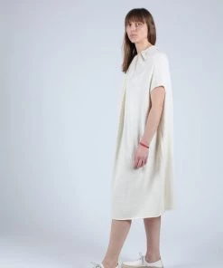 Lauren Manoogian Gather Dress White