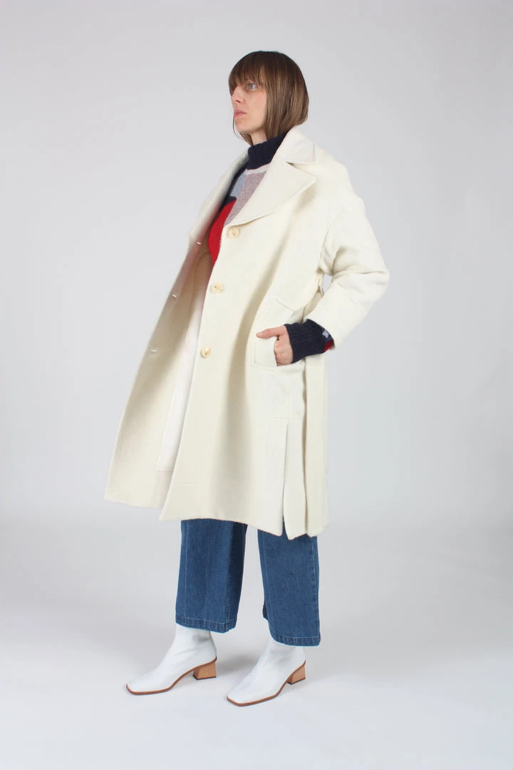 Rodebjer Boldizsar Coat White Outerwear 4 Rodebjer Boldizsar Coat White Outerwear