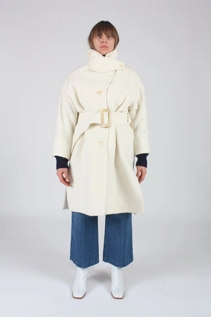 Rodebjer Boldizsar Coat White Outerwear 5 Rodebjer Boldizsar Coat White Outerwear