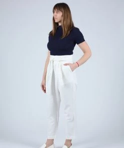 Apiece Apart Pants Isa Wrap Pant Cream