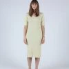Wol Hide Rib Dress Pollen