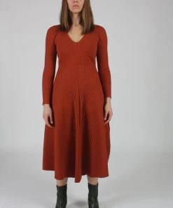 Wray Molly Dress Terracotta