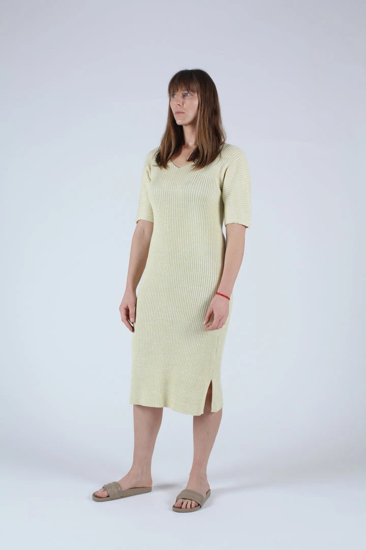 Wol Hide Rib Dress Pollen 5 Wol Hide Rib Dress Pollen