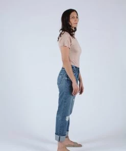 Moussy MV Celina Cropped Straight Dark Blue Denim