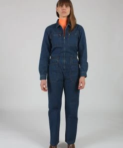 L.F.Markey Danny Boilersuit Indigo Jumpsuits