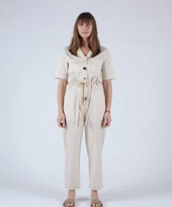 Nanushka Jumpsuits Zuni Jumpsuit Off White