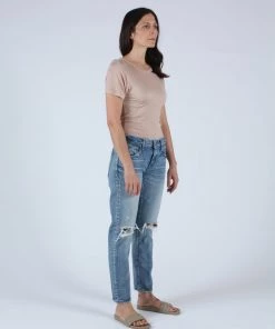 Moussy MV Latrobe Tapered Jean Light Blue