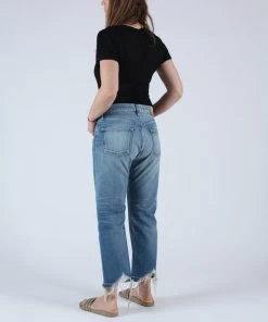 Moussy Denim MV Leola Cropped Straight Jean