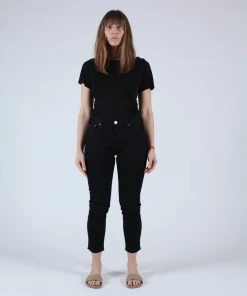 Moussy Rebirth High Waisted Skinny Jean Black Denim