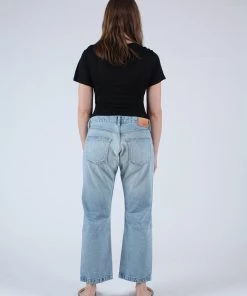 Moussy Genoa Cropped Straight Jean Denim