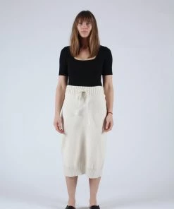 Wol Hide Pebble Skirt Natural