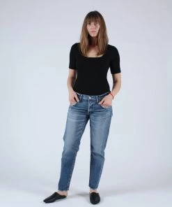 Moussy Denim MV Vienna Tapered Medium Blue
