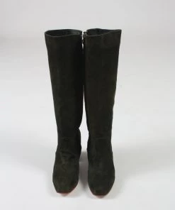 No.6 Shoes Sloan Knee High Boot In Pine/Bottle