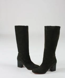 No.6 Shoes Sloan Knee High Boot In Pine/Bottle