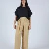 Black Crane Sack Pants Tan