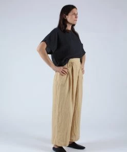 Black Crane Sack Pants Tan