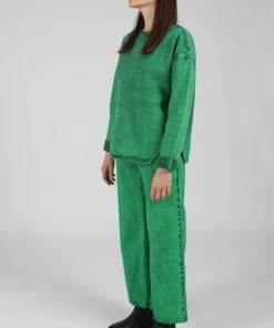 Rachel Comey Barter Top Green Acid Wash