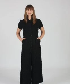 Rachel Comey Envoy Jumpsuit Black Lashes