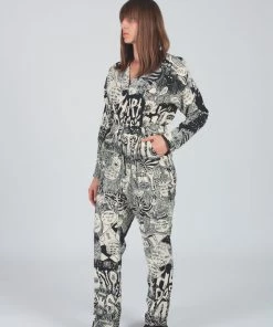 Rachel Comey Pants Glitch Jumpsuit Black Chatter