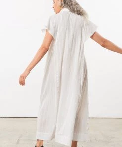 Mara Hoffman Aimilios Dress White