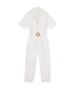 Nanushka Arlo Jumpsuit White Jumpsuits