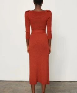 Mara Hoffman Azalea Skirt Rust