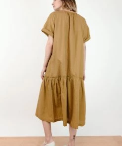 Micaela Greg Sale Cleo Dress Golden 9 Micaela Greg Sale Cleo Dress Golden