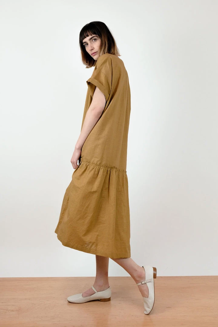 Micaela Greg Sale Cleo Dress Golden 5 Micaela Greg Sale Cleo Dress Golden