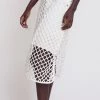 No.6 Skirts Carla Macrame Skirt In Natural